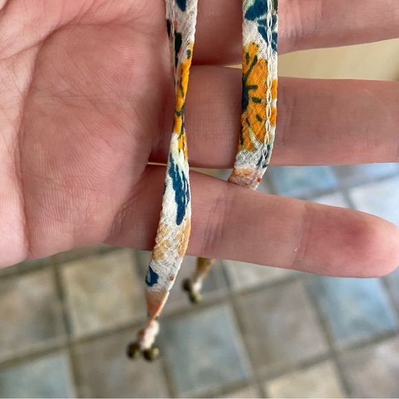 Free People • Say It To Me Floral Orange Ruffle Bodysuit - Picture 7 of 16